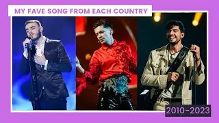 Eurovision 2010-2023: My Favorite Song from Each Country