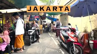 Walking around Jakarta, Indonesia (POV)