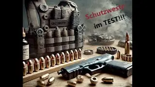 Security.  Schutzweste im Test / Тест защитного жилета.