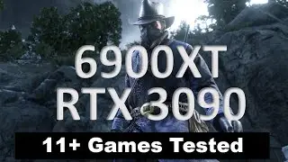 AMD Ryzen 6900XT vs RTX 3090 with 5950X || 11+ games tested