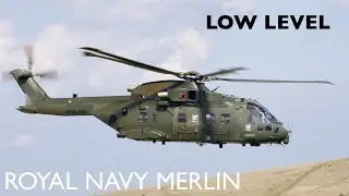 Royal Navy Merlin | Low Level on Dartmoor