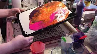 Acrylic pour washing up liquid hack