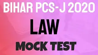 BIHAR JUDICIARY 👉 Bihar PCS-J 👉 bihar pcs j # Mock Test # 2020