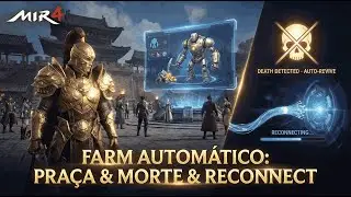 COMO FARMAR 24h Sem Parar no MIR4 (M&eacute;todo 2025) MACRO: &Lambda; U R O R &Lambda;