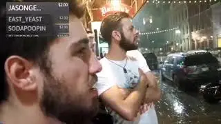 Hampton Brandon and Tracksuit Andy get Scared by Lightning