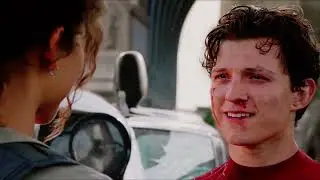 Peter Parker and MJ kiss scene | Spider-Man: Far From Home (2019)