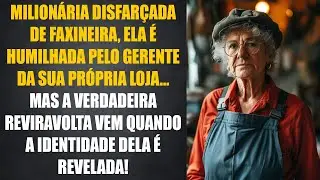 Ela Se Disfarça De Faxineira E Entra Na Sua Própria Loja, Mas O Gerente Não Imagina Que Ele Está