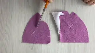 How to sew a fox hat out of fleece