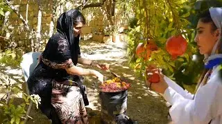 Cooking Iranian stuffed chicken in village style | Iran village life