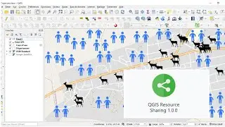 🔴 QGis : Bibliothèque Symboles SVG du Plugin QGIS Resource Sharing | Ajouter tous les Symboles SVG