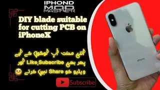 I Made This DIY Blade for Cutting PCB on iPhoneX and It Works Amazing!#iphone @MrBeast