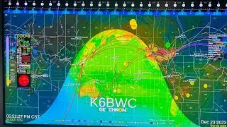 Santa seen on Geochron Atlas 2 4k!