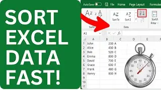How to Quickly Sort Data in Excel | Excel Tips for Beginners