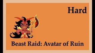 CRK Beast Raid: Avatar of Ruin (Hard) | Jinxlol | Cookie Run Kingdom