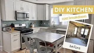DIY Kitchen TOTAL COST BREAKDOWN + Before and After!