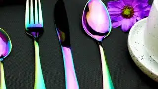Rainbow Silverware Set