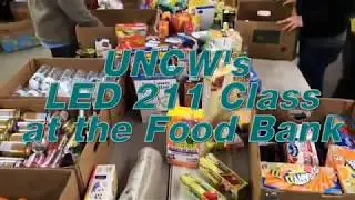UNCW Leadership Studies Food Bank Project