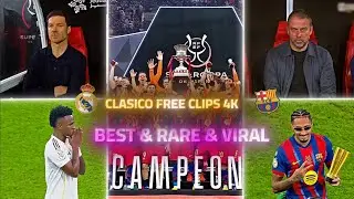 BEST EL CLASICO MOMENTS 2026 | Barcelona vs Real Madrid | 4K FREE CLIPS