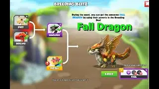 Fall dragon Breeding Blitz-Dragon Mania legends | Emerald War clan event | DML
