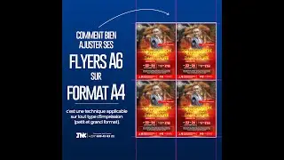 comment disposer ses flyers sur A4