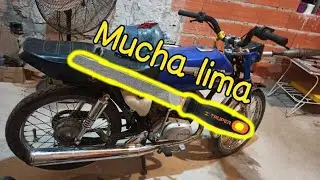 Limando el cilindro del Ax100