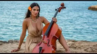 Sérénade aux Vagues 🎶🌴 Cello et Piano en Harmonie sur la Plage🌺🎹