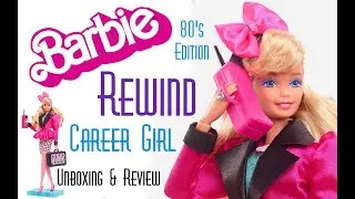👑 Edmond's Collectible World 🌎:  Barbie Rewind 80's Edition Career Girl Doll Unboxing & Review