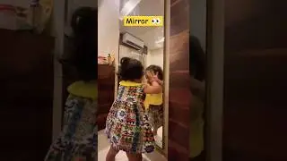 Mirror mirror on the wall 😎 @ToddlerRio #funvideo #babyvideos #toddlervideo #mirror #shorts 💕💕