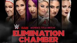 FULL MATCH - Raw Women's Title Elimination Chamber Match : First Women's Elimination Chamber, 2018