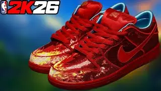 NBA 2k26 Shoe Creator- Nike SB Dunk Low &ldquo;The Wizard Of Oz Ruby Red Slipper&rdquo;