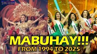 𝐌𝐀𝐁𝐔𝐇𝐀𝐘! 𝐅𝐑𝐎𝐌 𝟏𝟗𝟗𝟒 𝐓𝐎 𝟐𝟎𝟐𝟓! Miss Universe Philippines Opening Production Comparison