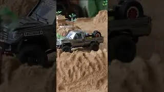 Epic RC Off-Road Adventure | Scale Trucks & Miniature Village Trail Ride#short #offroad #shortvideo