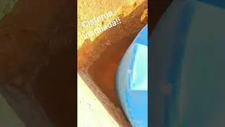 instala&ccedil;&atilde;o de uma cisterna de 5000L com funda&ccedil;&atilde;o de 15 cm