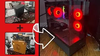 Case swapping my Son's Prebuilt Gaming PC for his Birthday! (HP Pavilion TG01)
