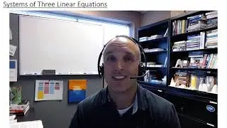 Systems of Three Linear Equations