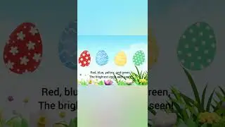 Learning color song #nurseryrhymes #singalong #colorsong