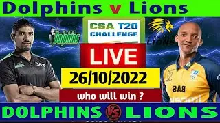 Dolphins vs DP World Lions | LIO vs DOL | CSA T20 Challenge 2022 | Crick Smart I 2nd Inning