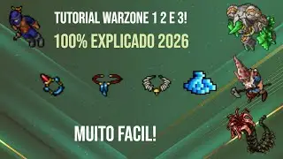 TIBIA - COMO FAZER WARZONE 1 2 E 3! VIDEO 100% EXPLICATIVO - 2026