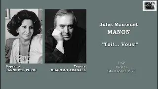 Jannette Pilou e Giacomo Aragall - MANON 