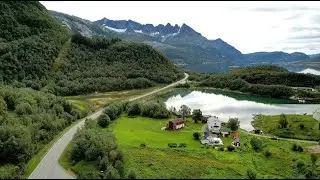 Småtindan and Sandhornöya bridge, Kystriksveien Norway