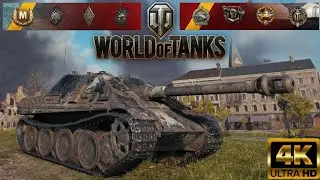 Jgdpanther - Ruinberg map - 8 kills - 6,2k damage World of Tanks replay 4K