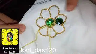 #چنین#فێرکاری#زەنیانە#بەرد#هیلەک#جلی_کوردی#کورد#کوردستان#گوڵ#simaart    چنینی گوڵ بەبەردوزەنیانە