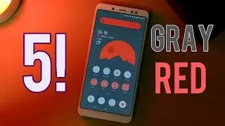 Top 5 MIUI 9 Themes (Grey & Red) May 2018.