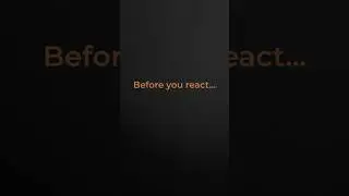 Before You React&hellip; Breathe | MENITATION