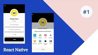 User Profile in React native  || React Native || Part 1