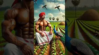 Farmer Saves a Pregnant Peacock #emotional #ai #peacock #story