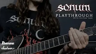 SONUM - Ad Mortem (Guitar Playthrough) - with TABS & BACKING TRACK