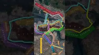 Airoli Katai Elevated Project Map Animation #shorts #airoli #kalyan #dombivli #developingindia
