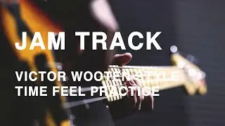 Time Feel Practice / Funky Groove Blues Jam in A BPM 98