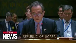 S. Korean Foreign Minister Cho Tae-yul says Russia-N. Korea weapons trade is 